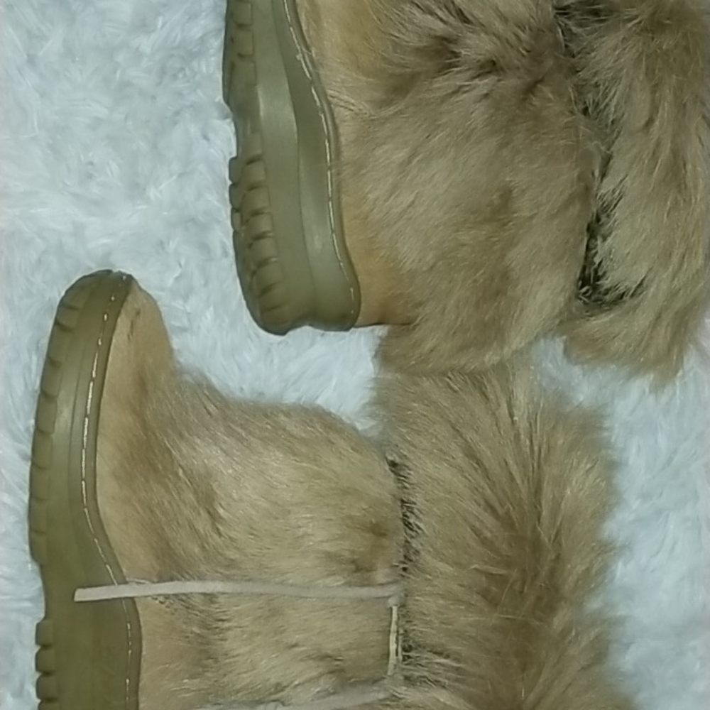 Girls fur kola bearpaw boots - Picture 5 of 7